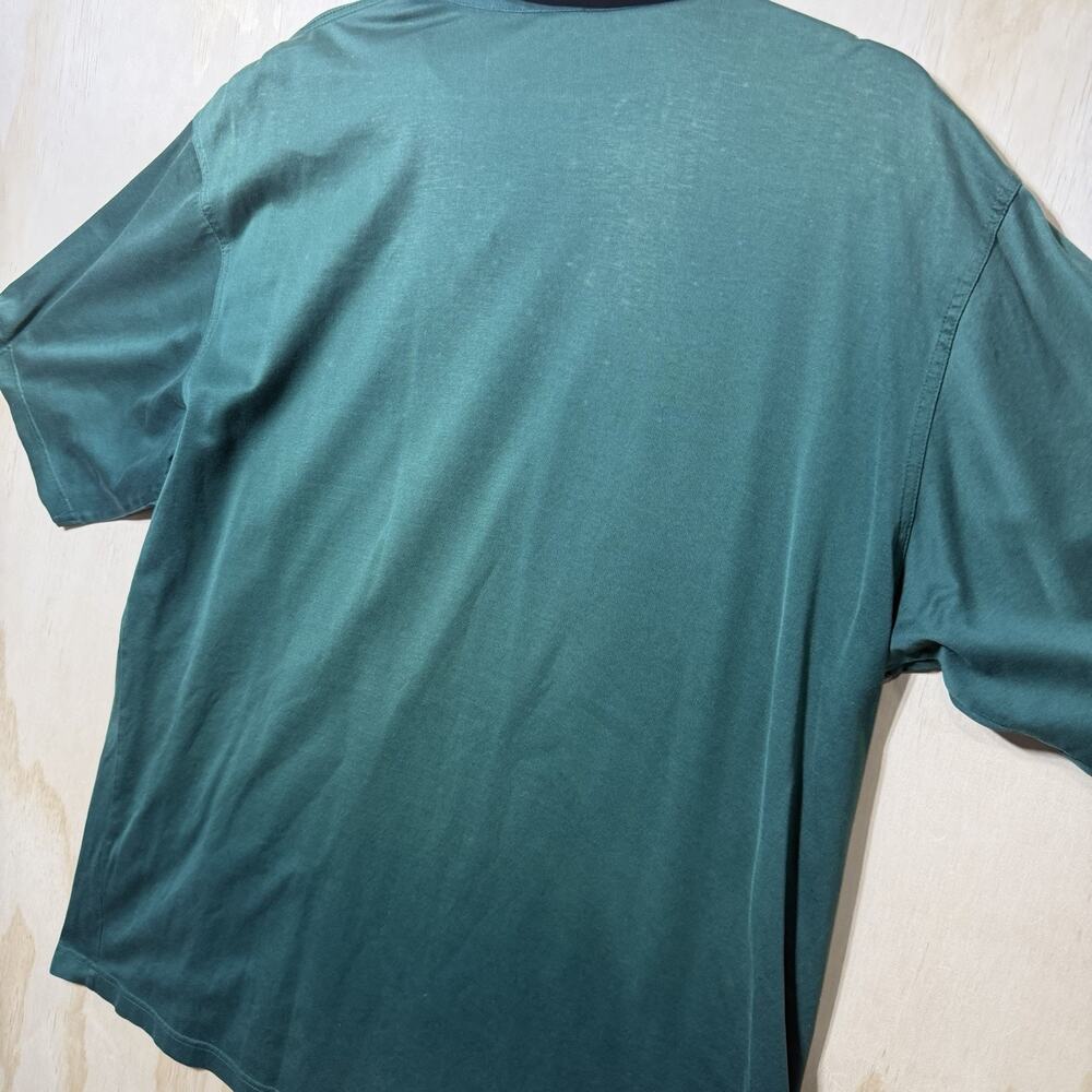 Slazenger Polo Shirt XL Green Cotton C.C. of Green Valley Golf Embroidered - Picture 9 of 9